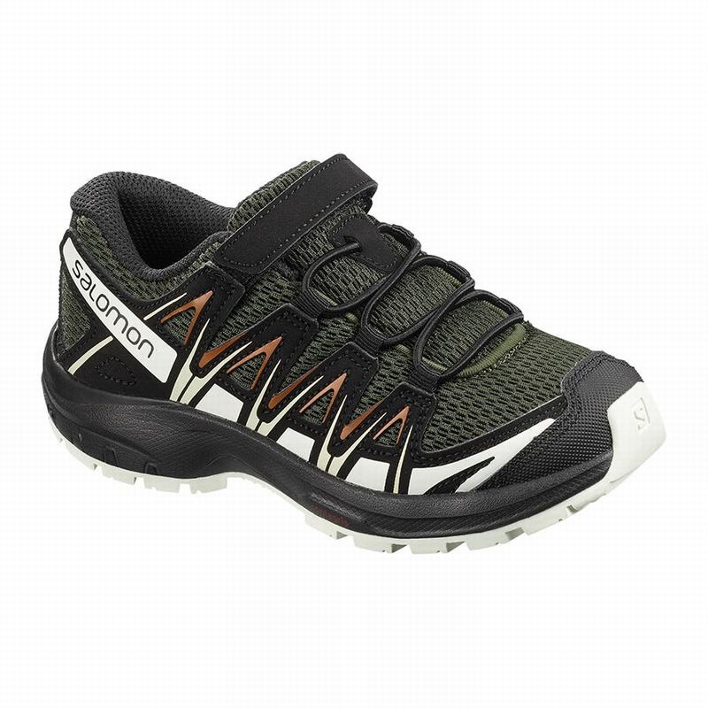 Zapatillas Trail Running Salomon Niños Verde Oscuro / Negras - Salomon Argentina XA PRO 3D K ,940283